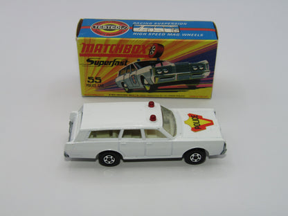 Matchbox Superfast 55B Mercury Commuter Police Car Bonnet Labels Only