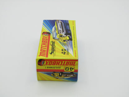 Matchbox Superfast 40A Vauxhall Guildsman DOT DASH Wheels BLUE FLAMES Label