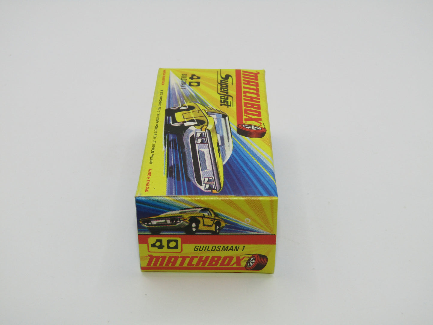 Matchbox Superfast 40A Vauxhall Guildsman DOT DASH Wheels BLUE FLAMES Label