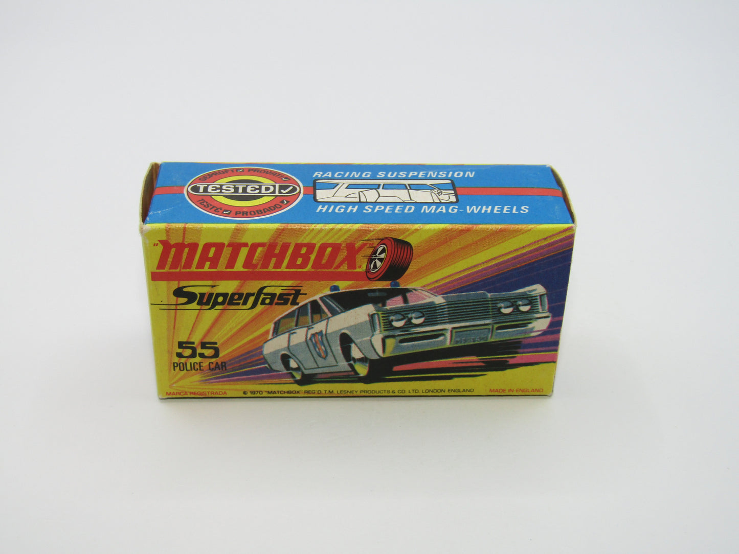 Matchbox Superfast 55B Mercury Commuter Police Car Bonnet Labels Only