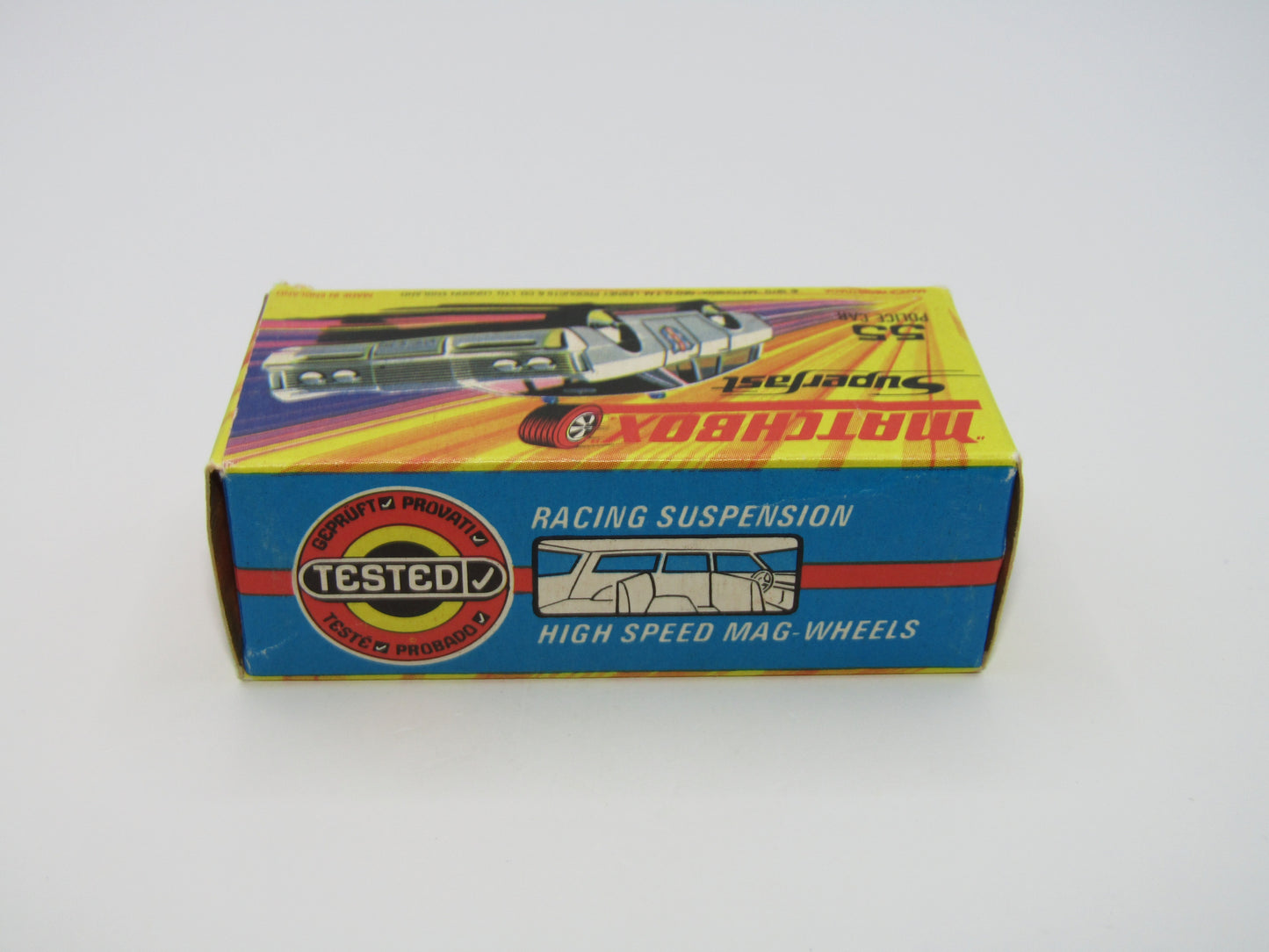 Matchbox Superfast 55B Mercury Commuter Police Car Bonnet Labels Only