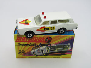Matchbox Superfast 55B Mercury Commuter Police Car Bonnet & Side Labels