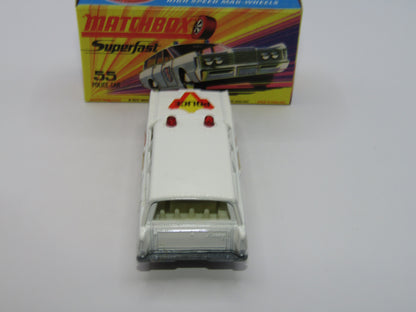 Matchbox Superfast 55B Mercury Commuter Police Car Bonnet & Side Labels