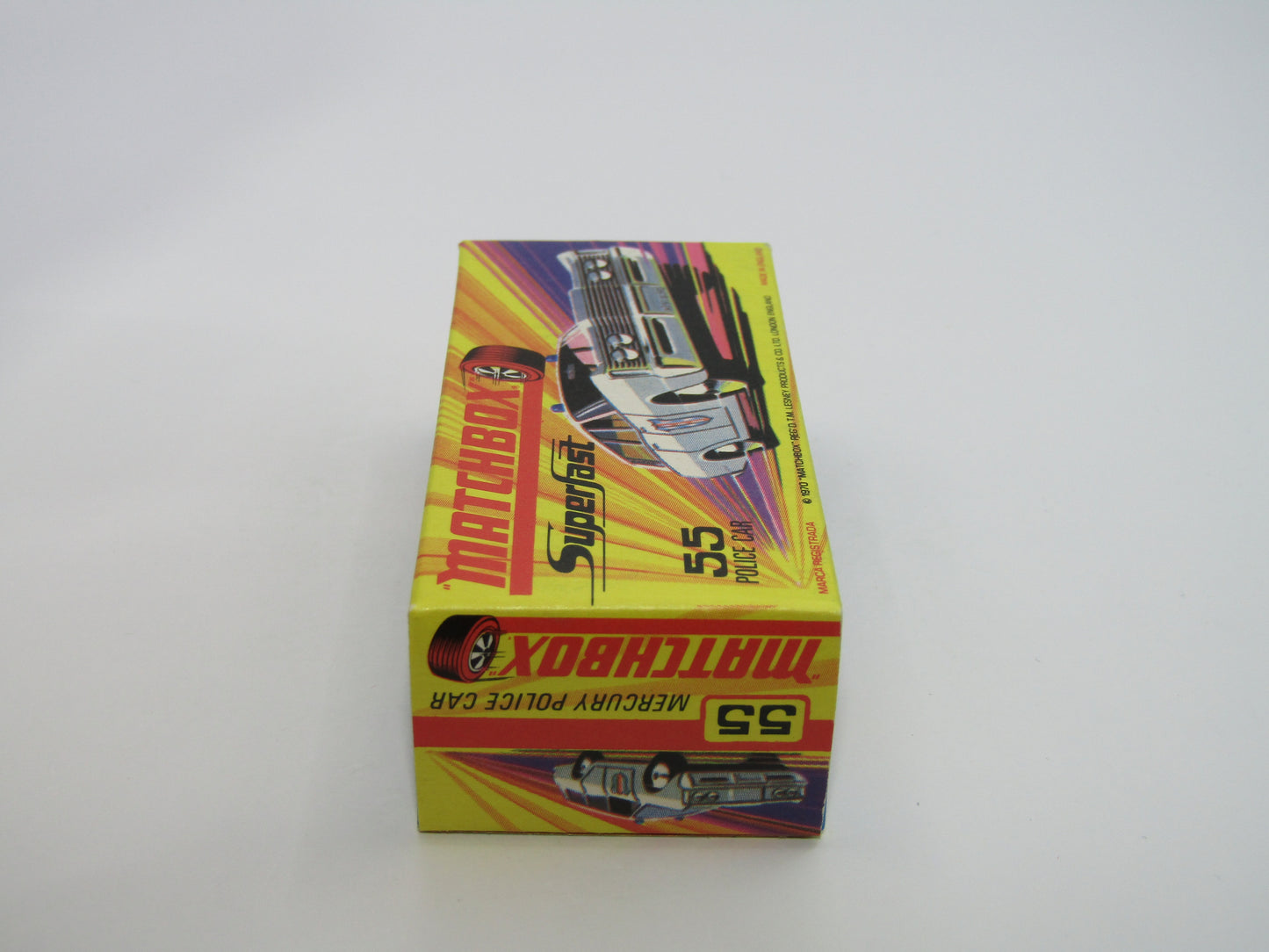 Matchbox Superfast 55B Mercury Commuter Police Car Bonnet & Side Labels