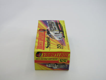 Matchbox Superfast 55B Mercury Commuter Police Car Bonnet & Side Labels