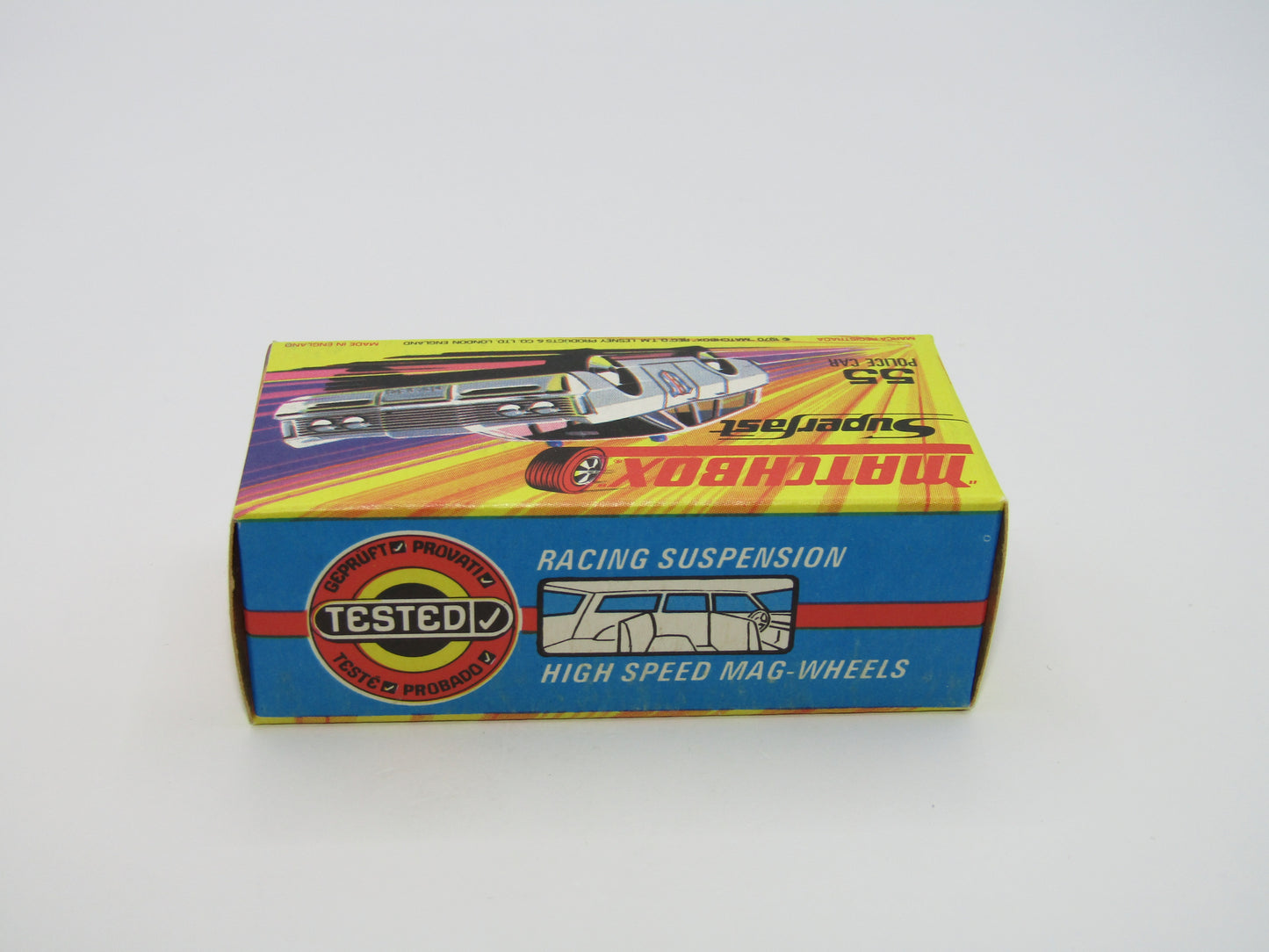 Matchbox Superfast 55B Mercury Commuter Police Car Bonnet & Side Labels