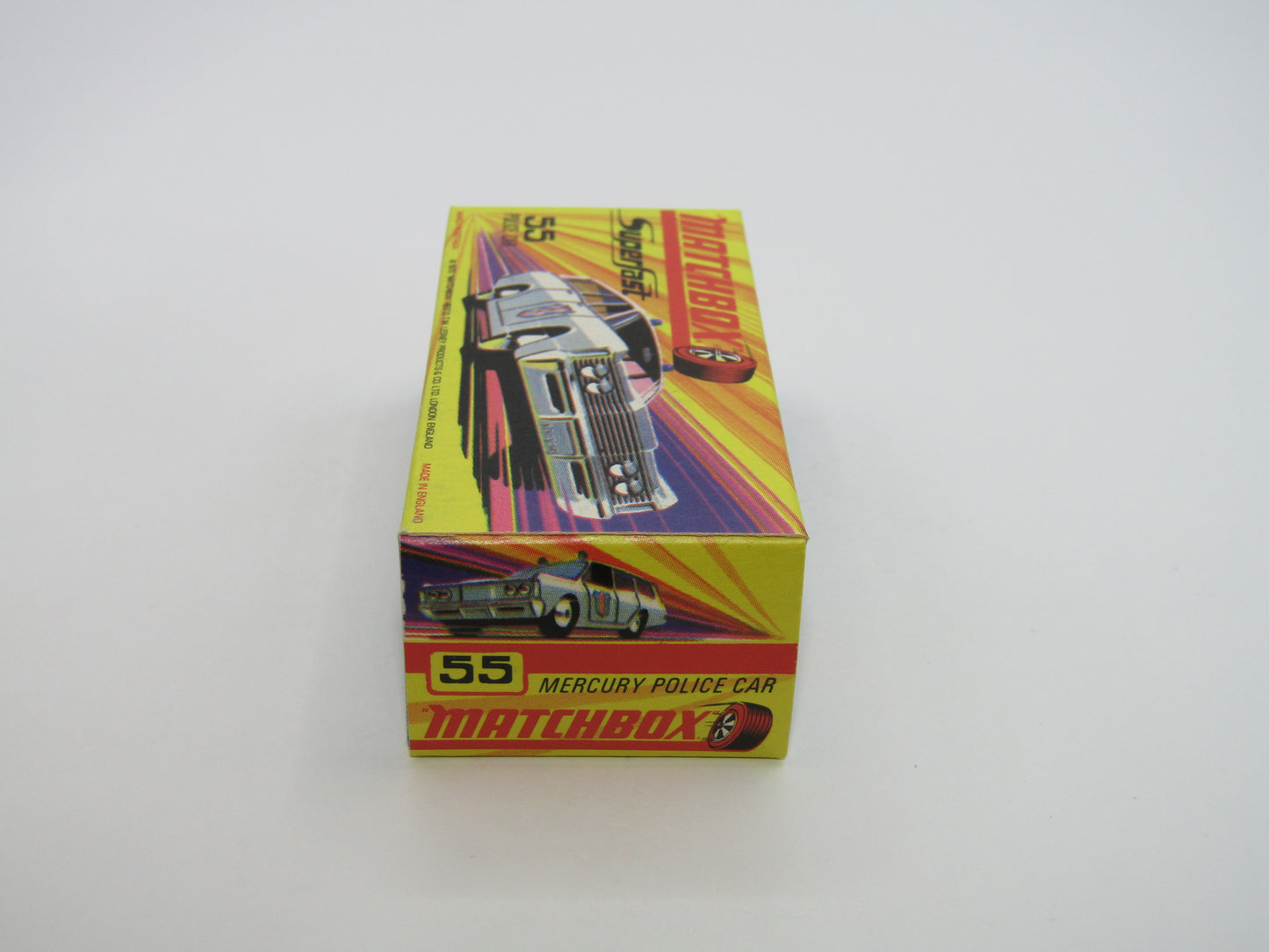 Matchbox Superfast 55B Mercury Commuter Police Car Bonnet & Side Labels