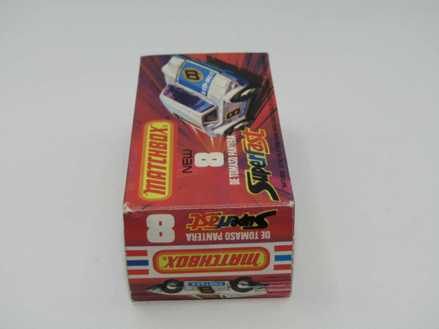 Matchbox Superfast 8C De Tomaso Pantera Hong Kong Base Greased Lightning