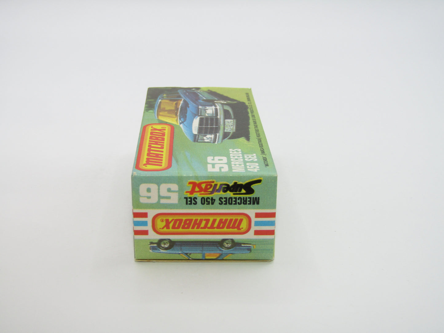 Matchbox Superfast 56C Mercedes 450SEL RED Interior SMOKE Windows