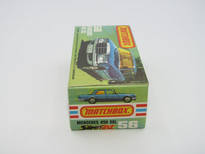 Matchbox Superfast 56C Mercedes 450SEL RED Interior SMOKE Windows