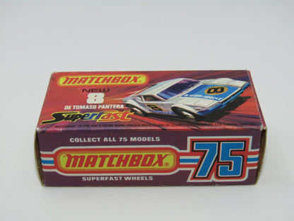 Matchbox Superfast 8C De Tomaso Pantera Hong Kong Base Greased Lightning