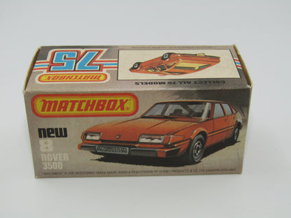 Matchbox Superfast 8F Rover 3500 Police Car BLACK Interior