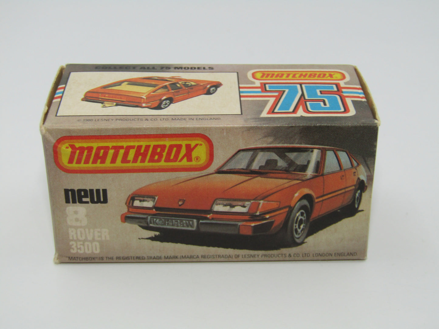 Matchbox Superfast 8F Rover 3500 Police Car BLACK Interior
