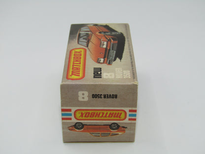 Matchbox Superfast 8F Rover 3500 Police Car BLACK Interior