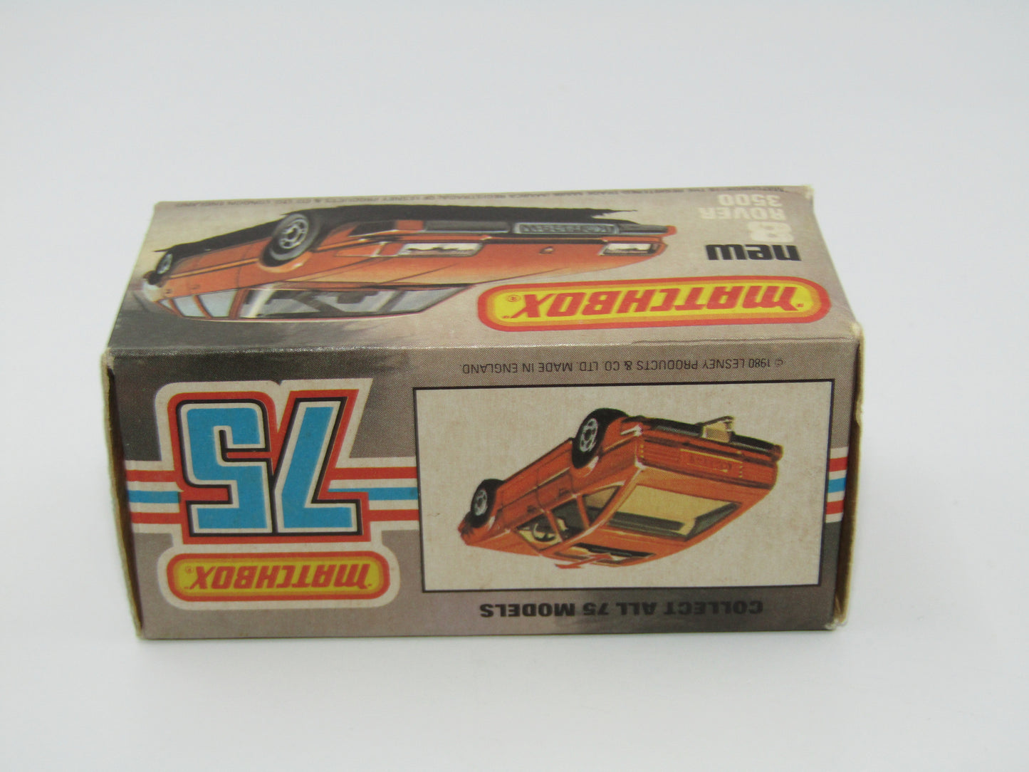 Matchbox Superfast 8F Rover 3500 Police Car BLACK Interior