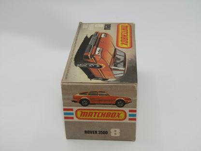 Matchbox Superfast 8F Rover 3500 Police Car BLACK Interior