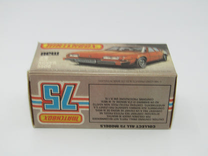 Matchbox Superfast 8F Rover 3500 Police Car BLACK Interior