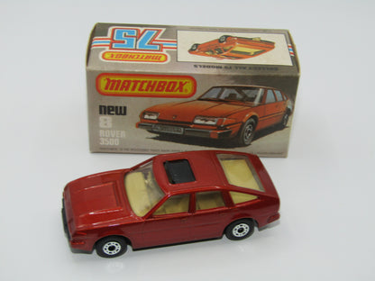 Matchbox Superfast 8D Rover 3500 DARK Bronze Beige Interior