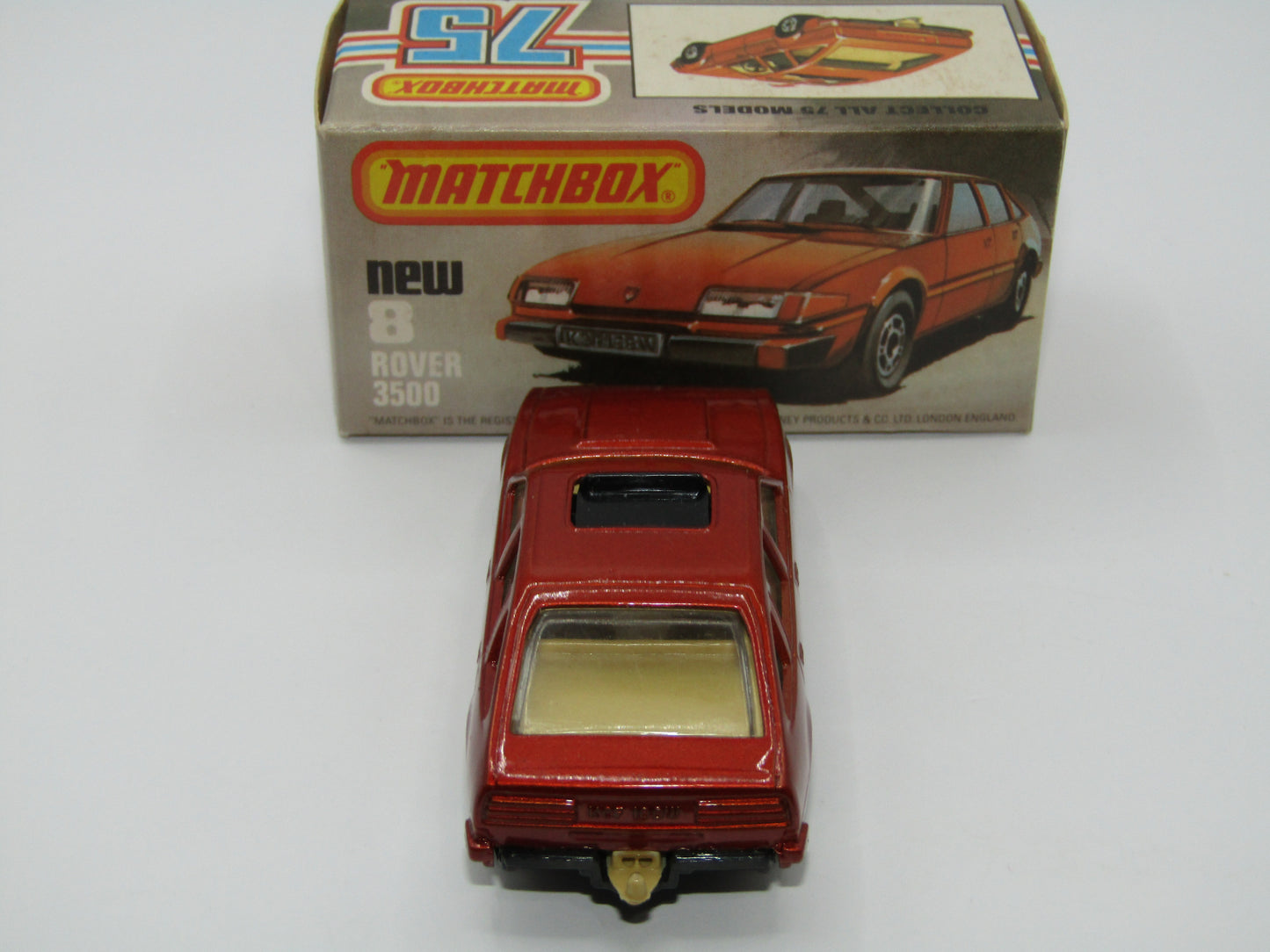 Matchbox Superfast 8D Rover 3500 DARK Bronze Beige Interior