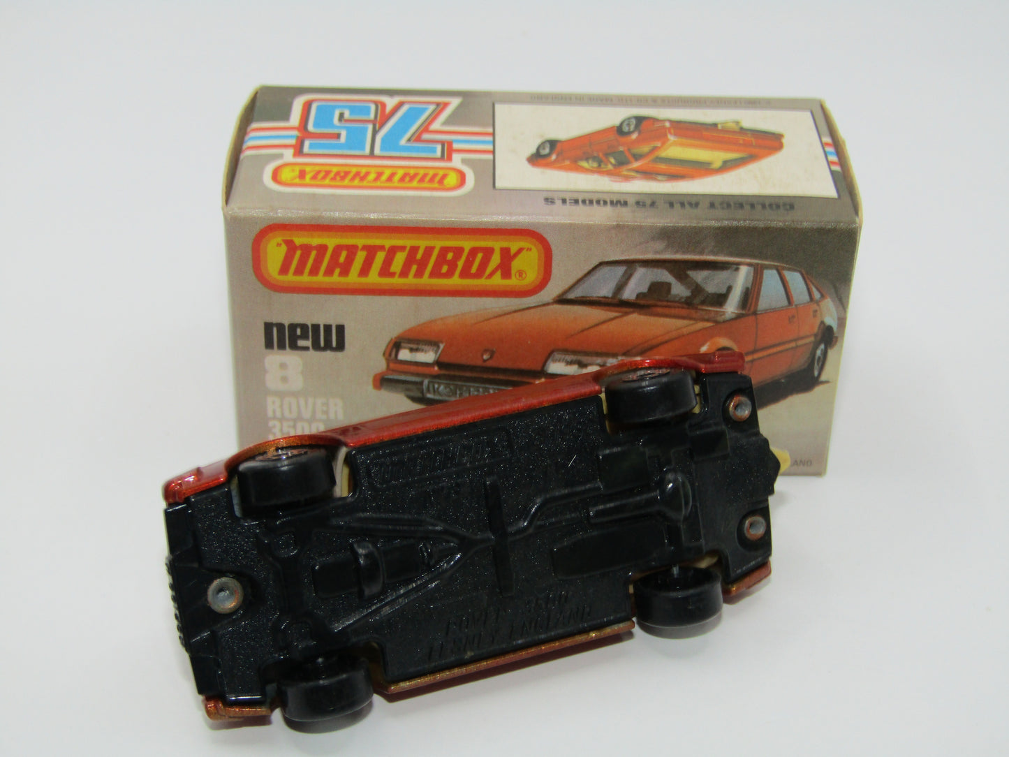 Matchbox Superfast 8D Rover 3500 DARK Bronze Beige Interior