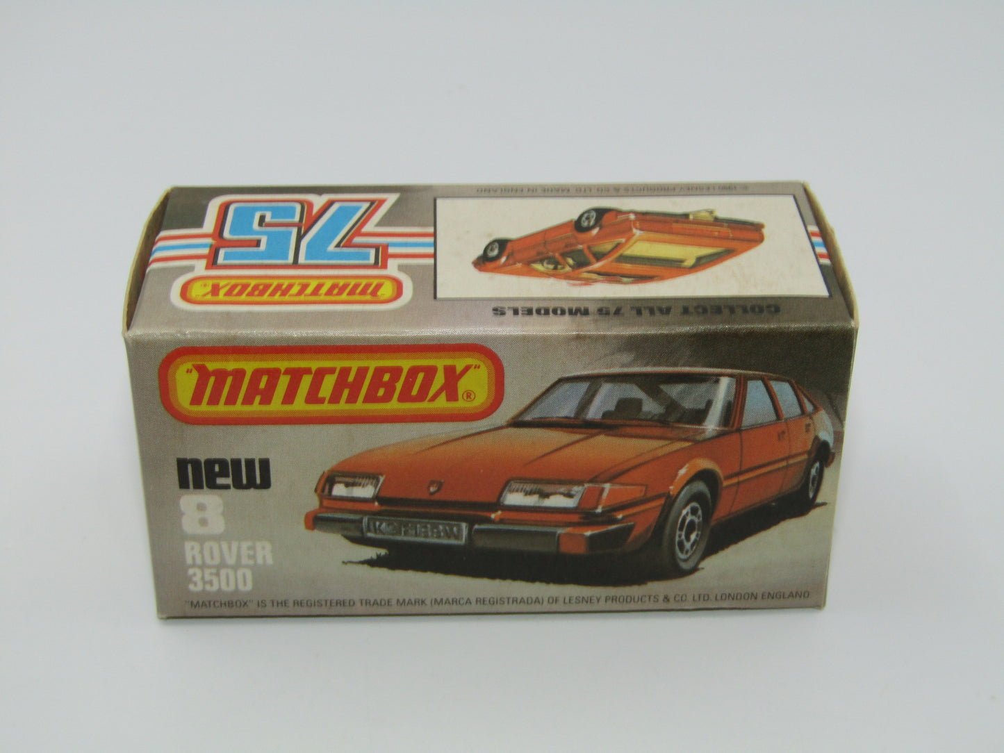 Matchbox Superfast 8D Rover 3500 DARK Bronze Beige Interior