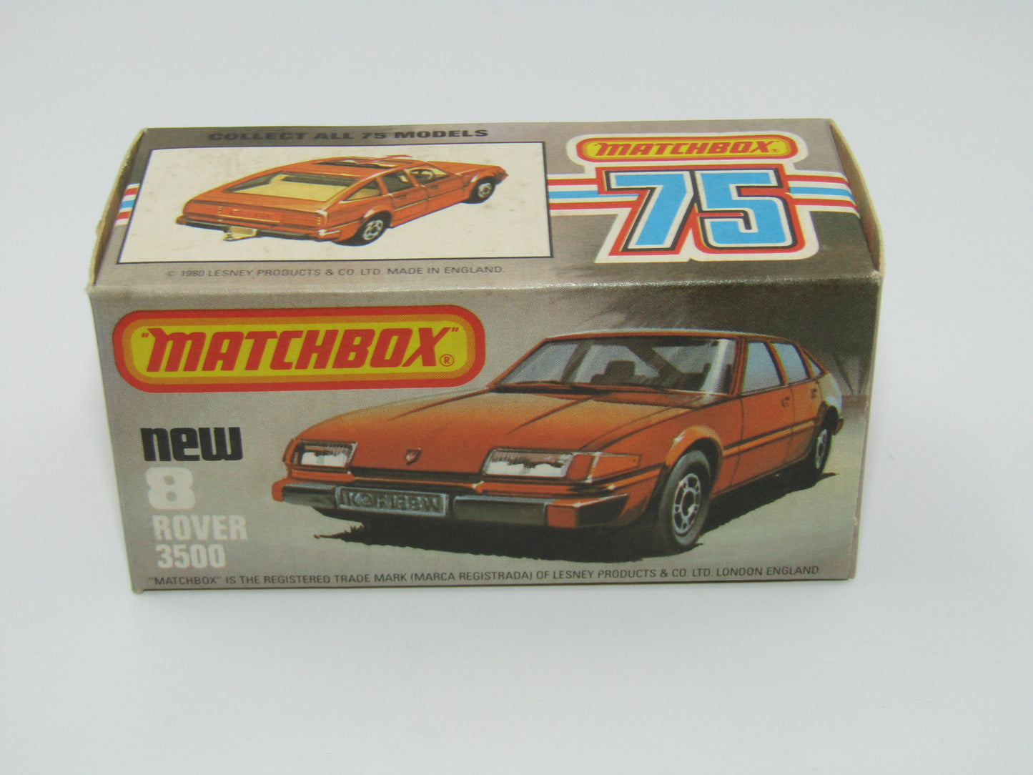 Matchbox Superfast 8D Rover 3500 DARK Bronze Beige Interior
