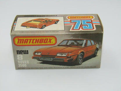 Matchbox Superfast 8D Rover 3500 DARK Bronze Beige Interior