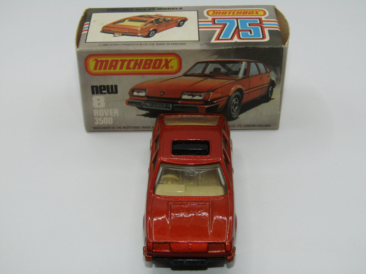 Matchbox Superfast 8D Rover 2500 Light Bronze Beige Interior