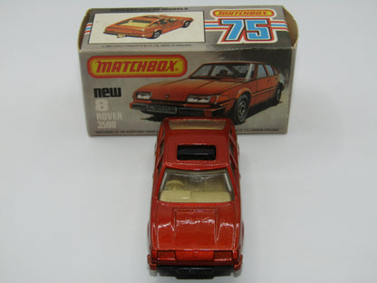 Matchbox Superfast 8D Rover 2500 Light Bronze Beige Interior