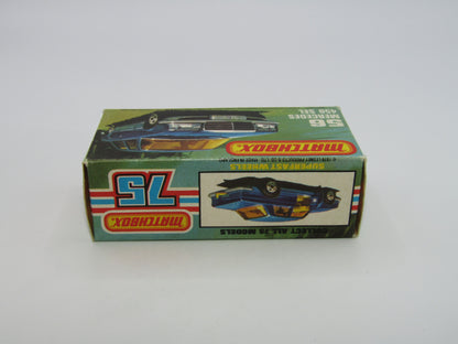 Matchbox Superfast 56C Mercedes 450SEL Police Car Light Green Tampo Silver Base