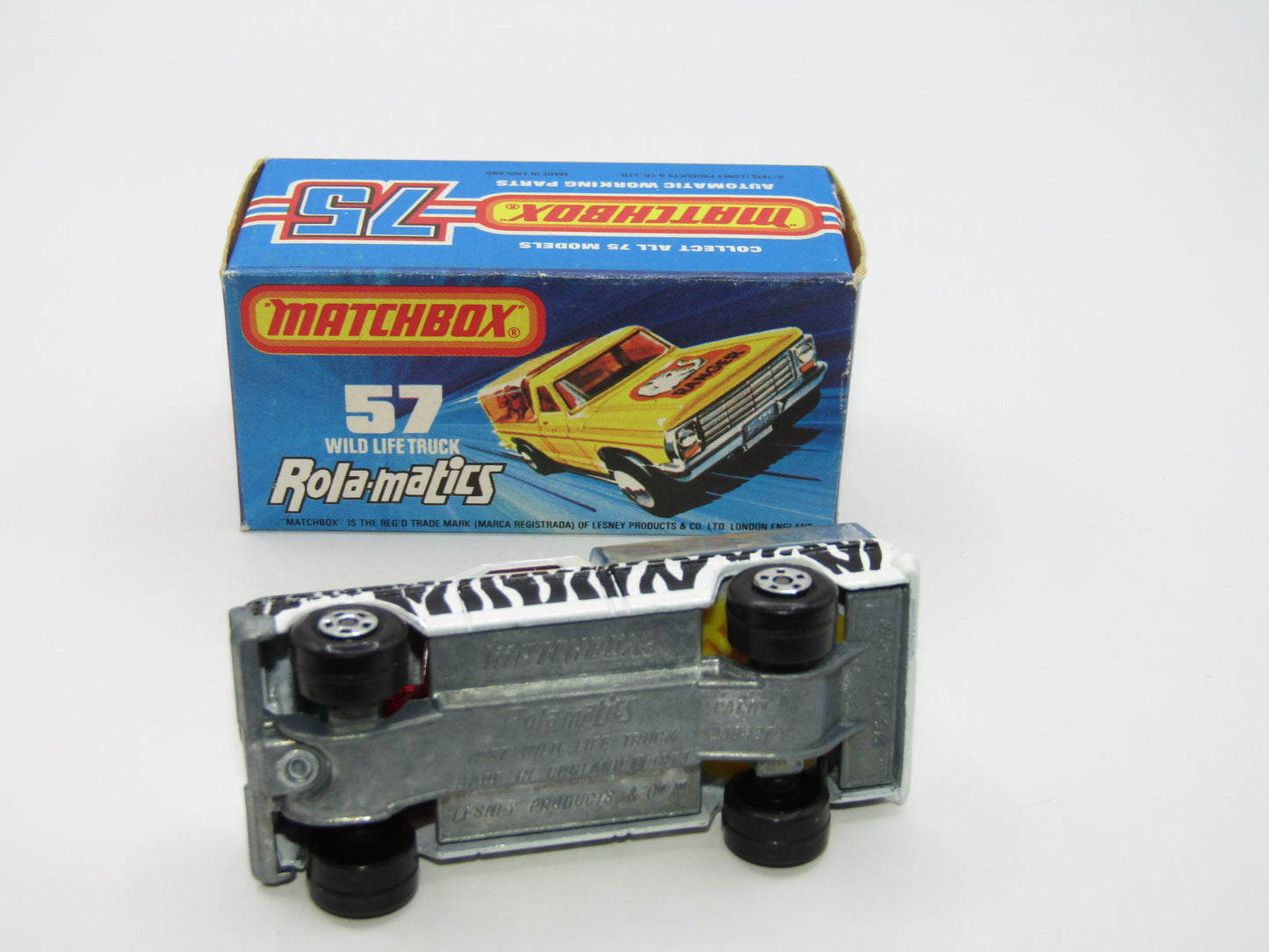 Matchbox Superfast 57C Wild Life Truck Red Windows BLUE Tinted Canopy