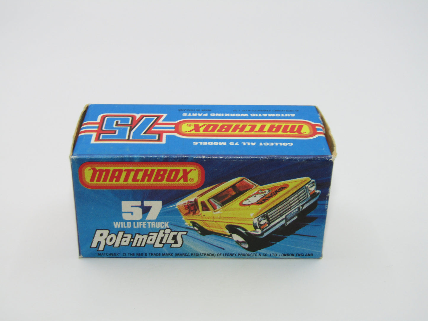 Matchbox Superfast 57C Wild Life Truck Red Windows BLUE Tinted Canopy