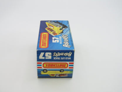 Matchbox Superfast 57C Wild Life Truck Red Windows BLUE Tinted Canopy