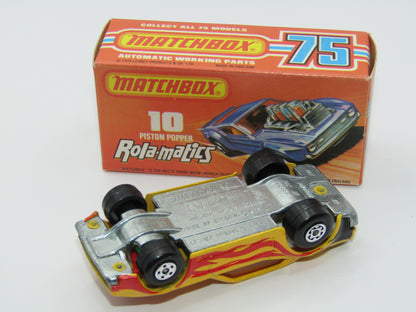 Matchbox Superfast 10B Piston Popper LIGHT Amber Windows