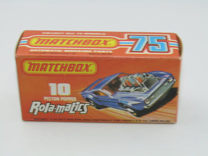 Matchbox Superfast 10B Piston Popper LIGHT Amber Windows