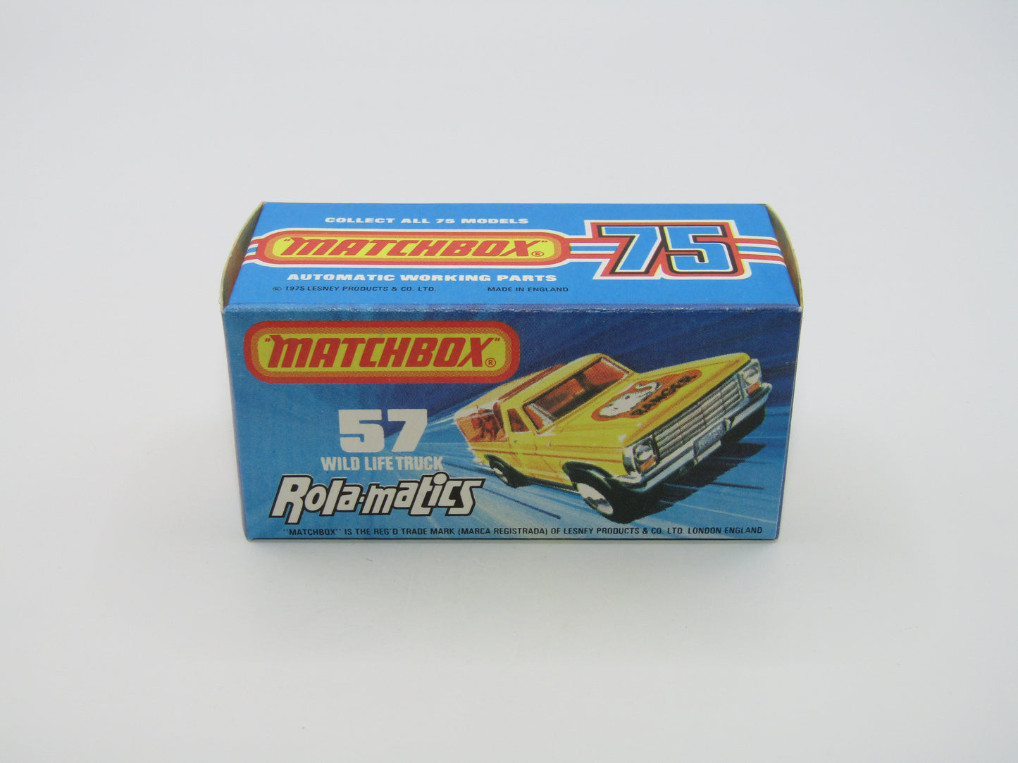 Matchbox Superfast 57C Wild Life Truck PURPLE Windows SMOKE Canopy