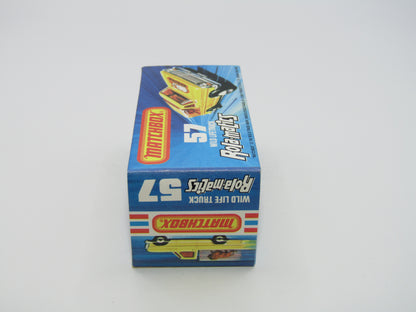 Matchbox Superfast 57C Wild Life Truck PURPLE Windows SMOKE Canopy