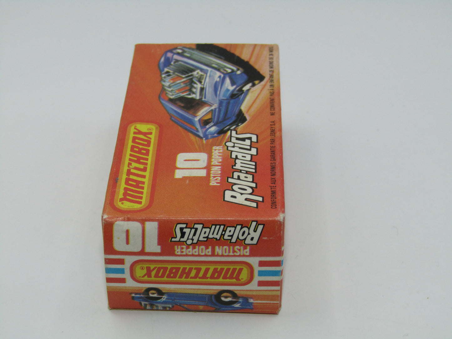 Matchbox Superfast 10B Piston Popper LIGHT Amber Windows