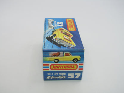 Matchbox Superfast 57C Wild Life Truck PURPLE Windows SMOKE Canopy
