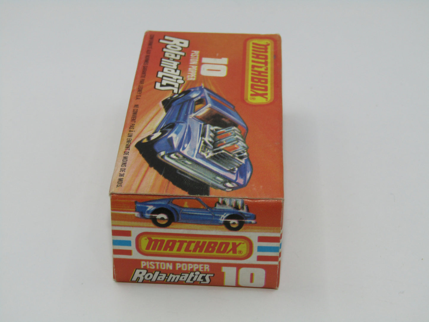Matchbox Superfast 10B Piston Popper LIGHT Amber Windows