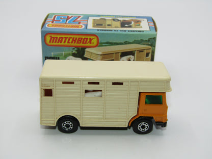 Matchbox Superfast 40B Horse Box Orange 5 ARCH Wheels