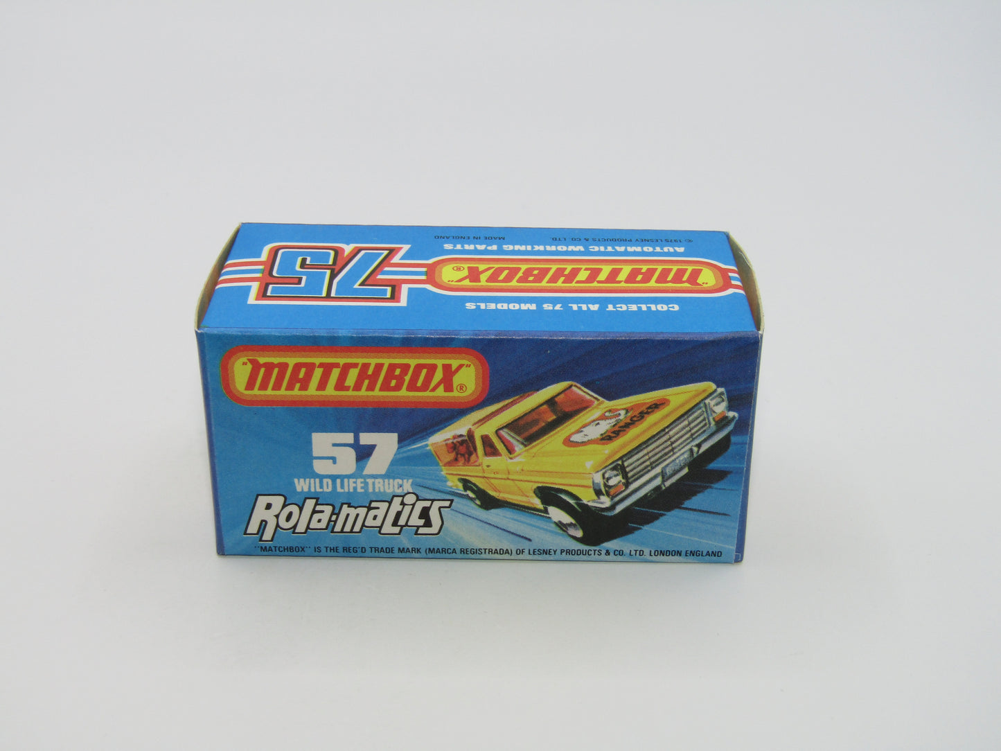 Matchbox Superfast 57C Wild Life Truck Red Windows AMBER Canopy