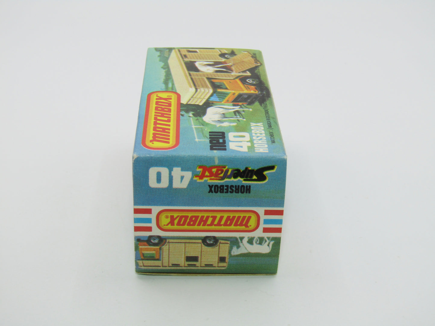 Matchbox Superfast 40B Horse Box Orange 5 ARCH Wheels