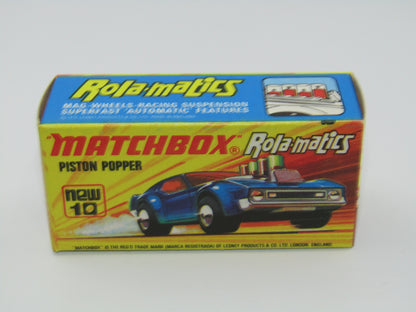 Matchbox Superfast 10B Piston Popper Sunkist Unpainted Base