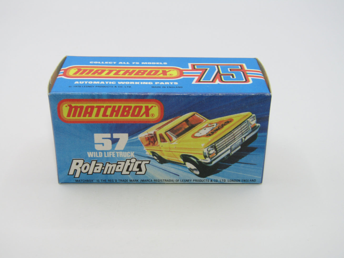 Matchbox Superfast 57C Wild Life Truck Red Windows AMBER Canopy