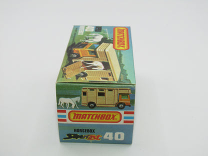 Matchbox Superfast 40B Horse Box Orange 5 ARCH Wheels