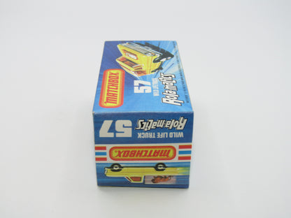 Matchbox Superfast 57C Wild Life Truck Red Windows AMBER Canopy