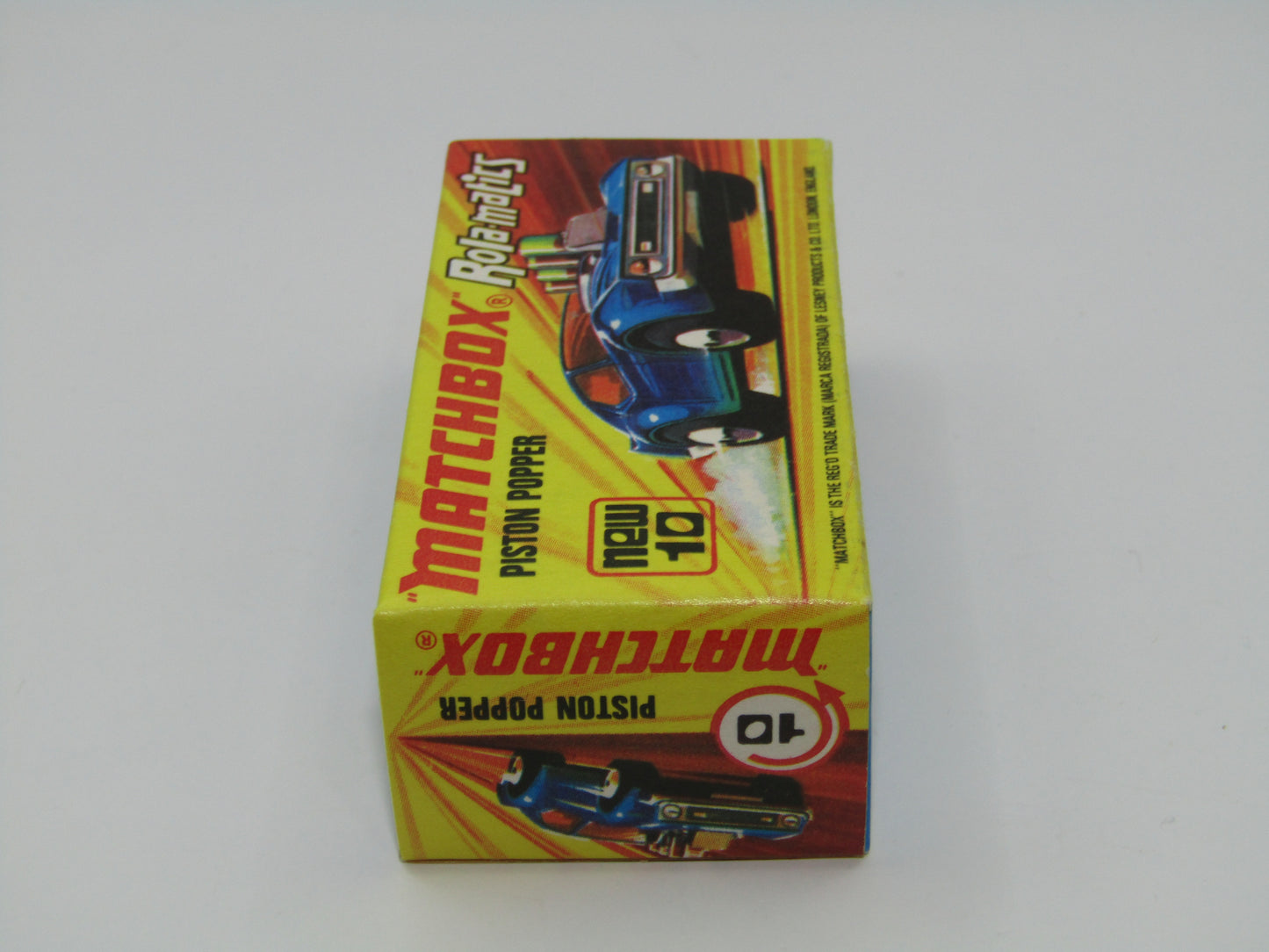 Matchbox Superfast 10B Piston Popper Sunkist Unpainted Base