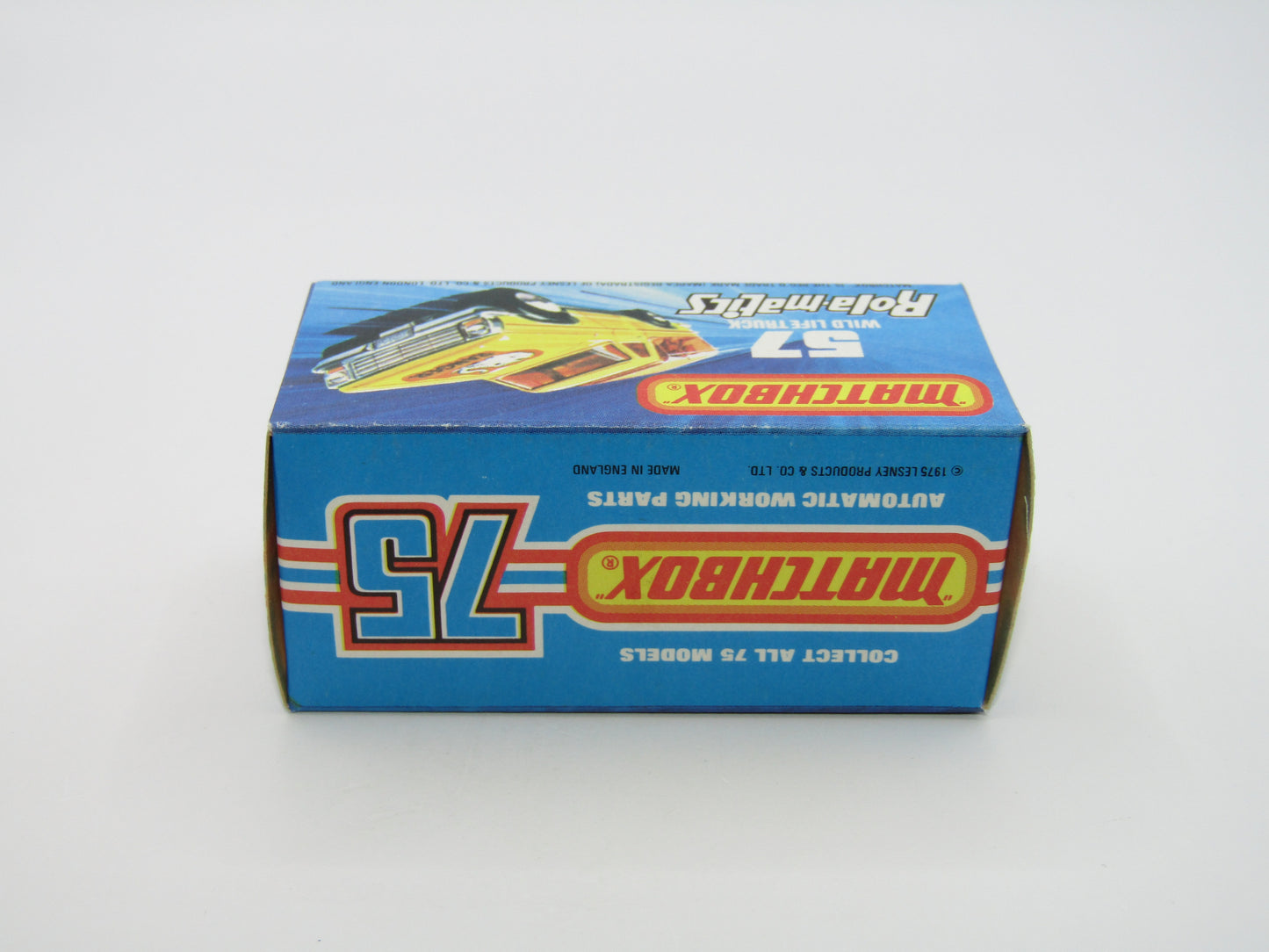 Matchbox Superfast 57C Wild Life Truck Red Windows AMBER Canopy