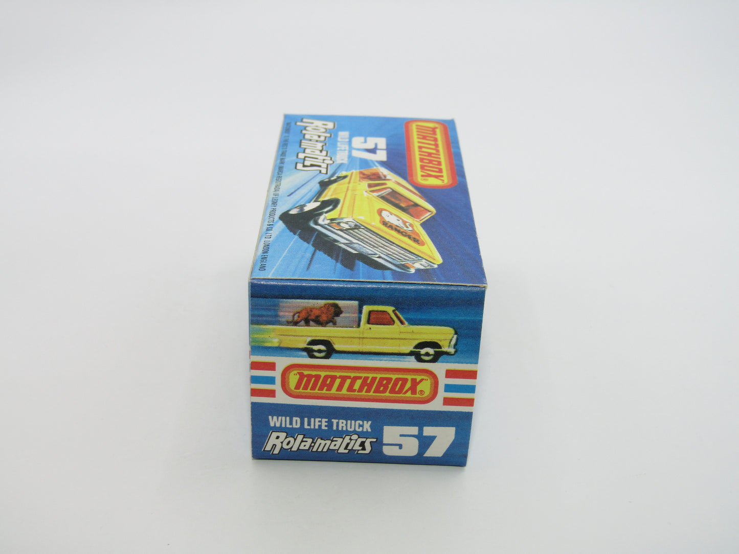 Matchbox Superfast 57C Wild Life Truck Red Windows AMBER Canopy
